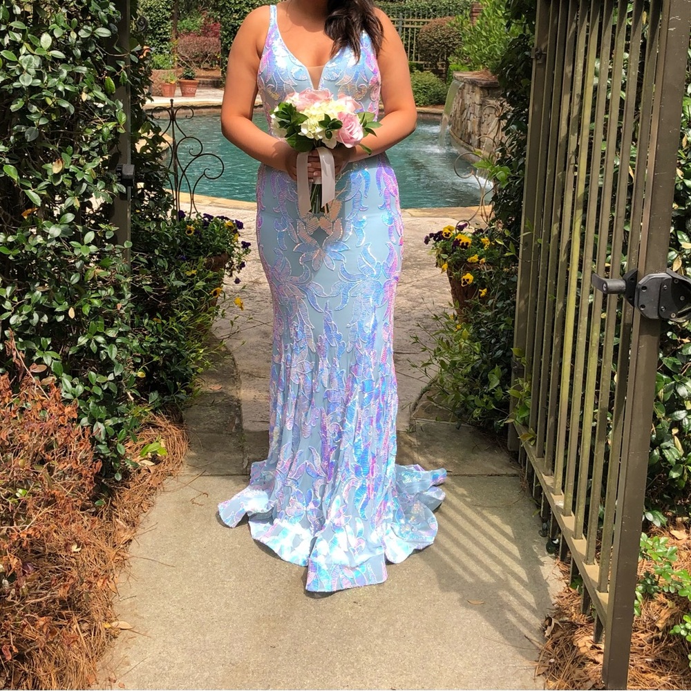 Blue Jovani Prom Dress